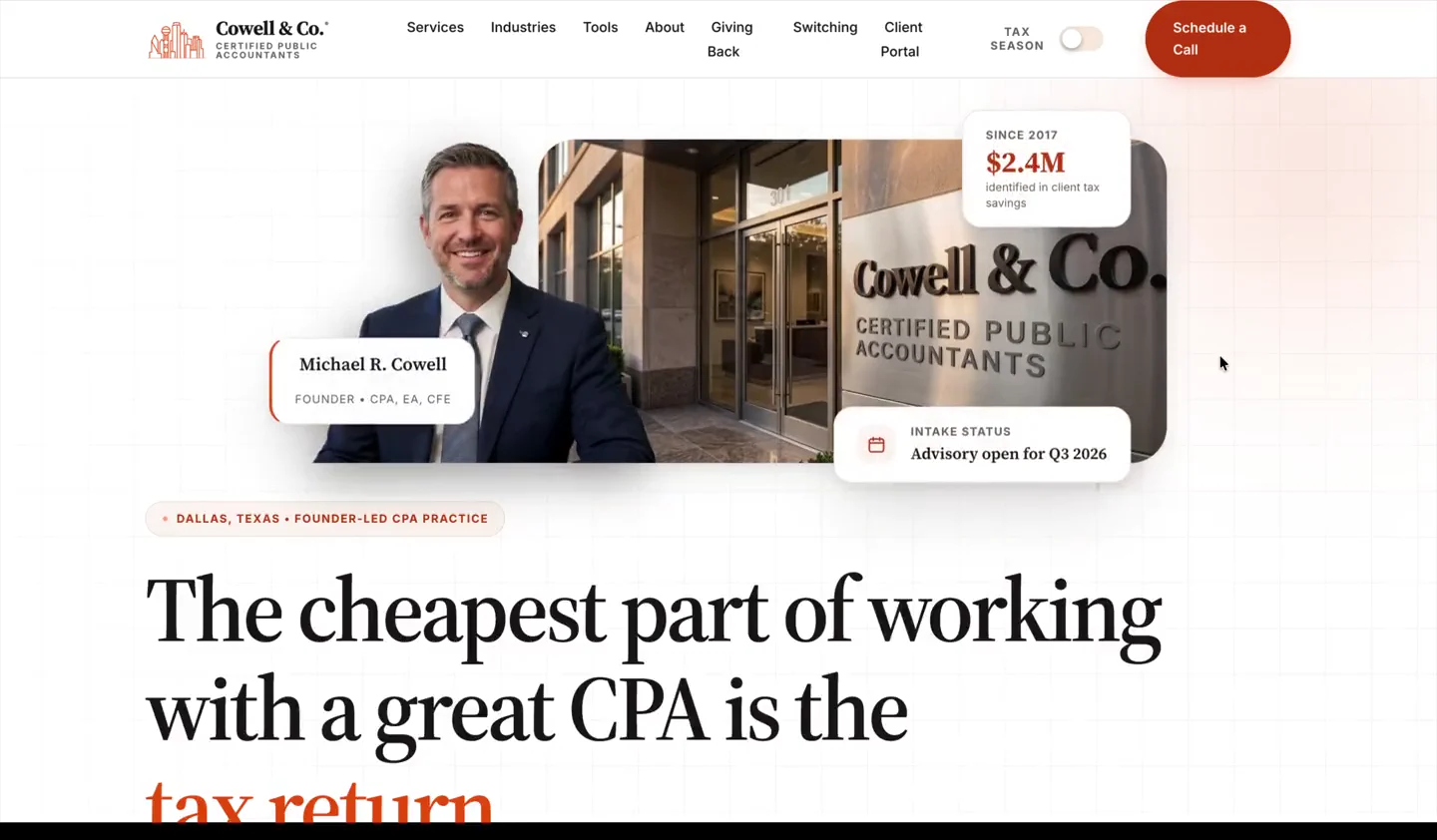 CPA Firm brief preview